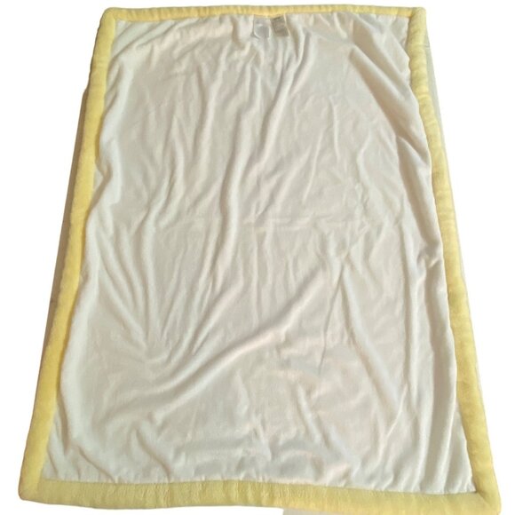Baby Starters Thick Soft Throw Blanket Yellow Trim 29x38 in Spring Duck Chick - Picture 4 of 6